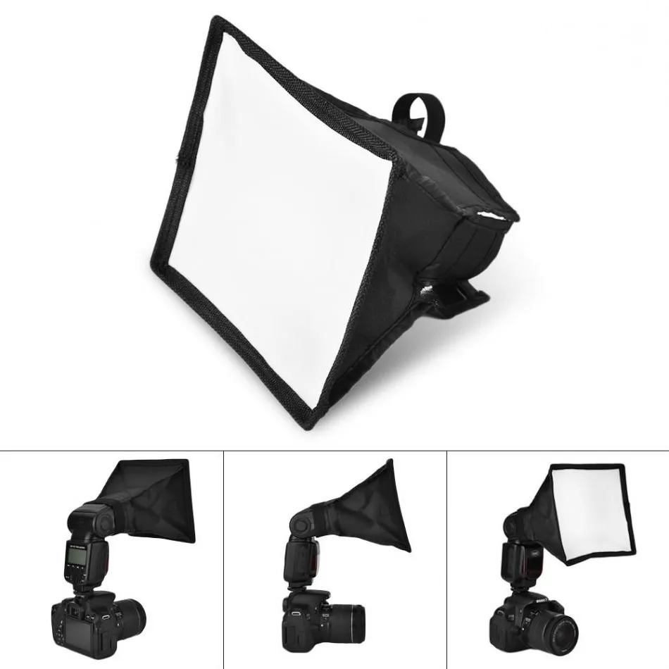 15*17cm Silver Reflector Flash Diffuser Softbox Professional Mini Photo