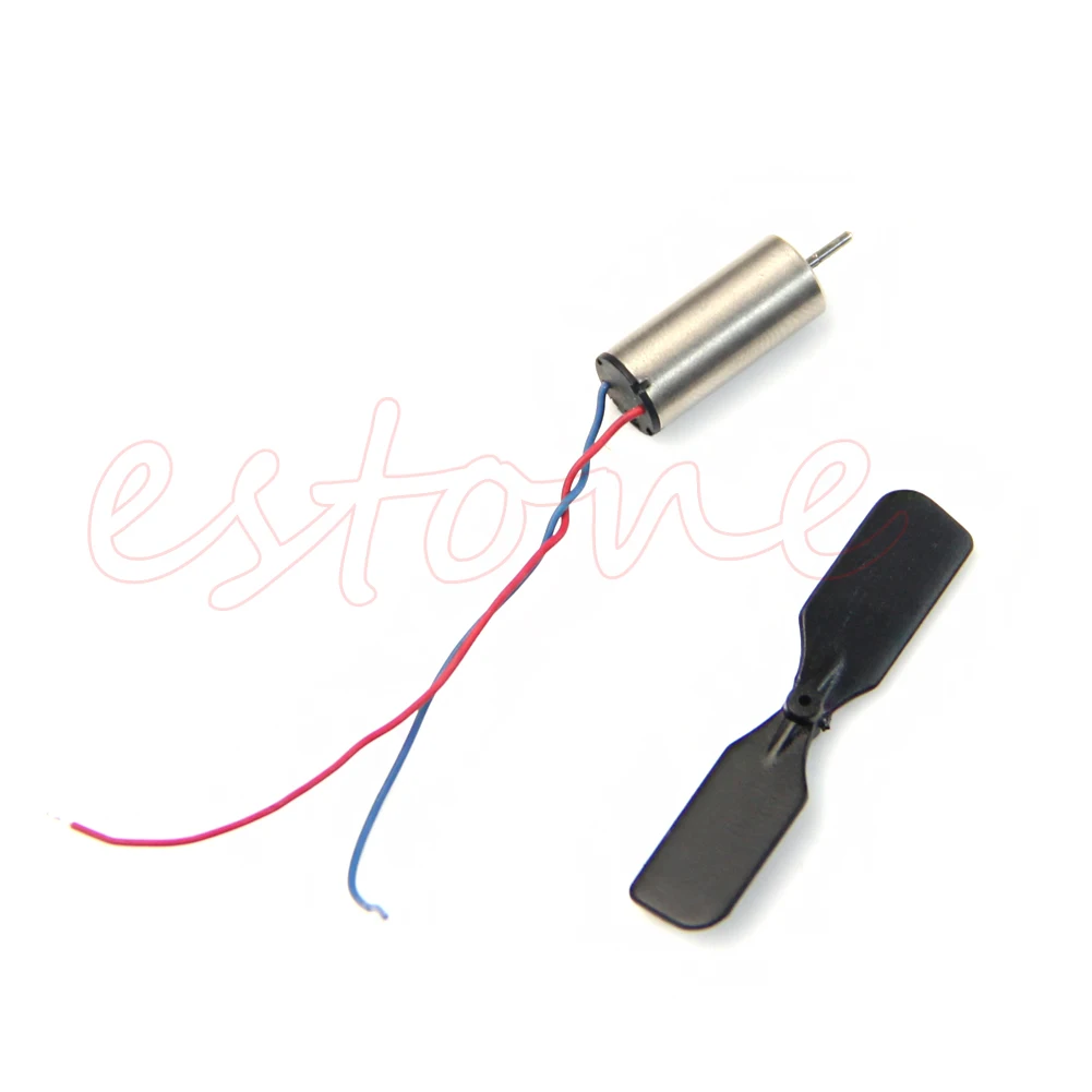 

2019 New 2 Pairs 3.7V 48000RPM Coreless Motor + Propeller For RC Aircraft Helicopter Toy Electrical Equipment