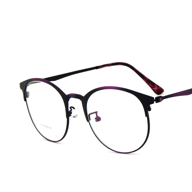 Thin Rim Round Vintage/Retro Metal Full Rim Optical Prescription