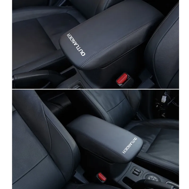 Автомобильный подлокотник кобура из искусственной кожи 3 цвета для MITSUBISHI outlander 2013- аксессуары для автомобиля