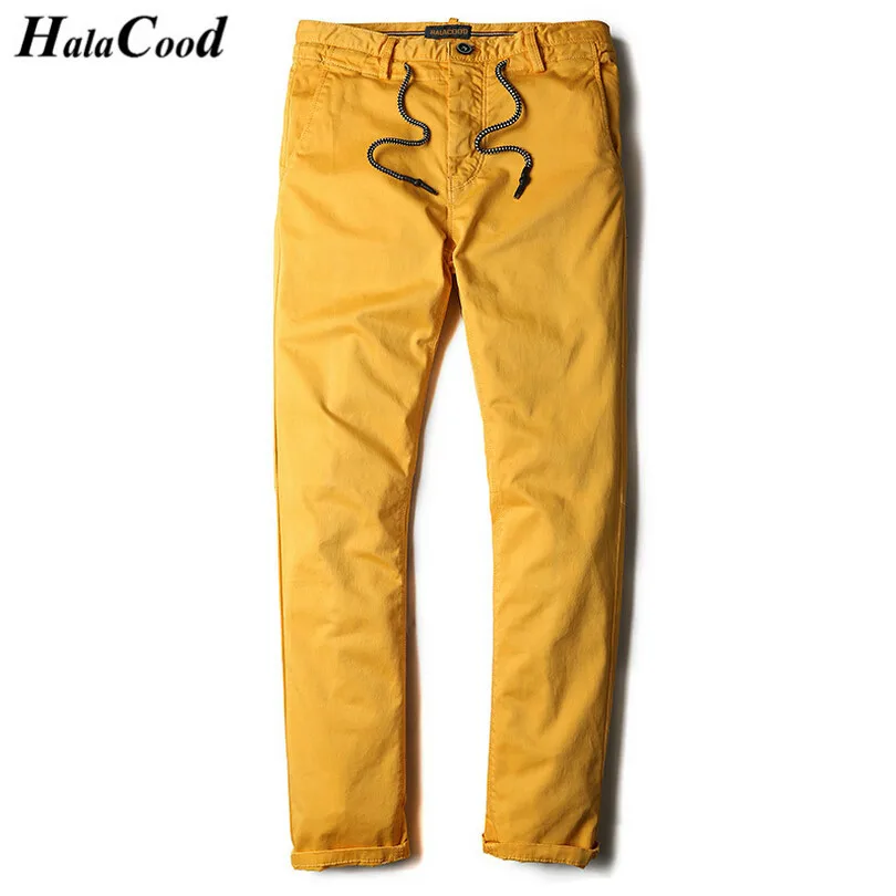 

2017 New Design Casual Men Pants Cotton Slim Pant Straight Trousers Fashion Business Solid Khaki Black Pants Men Plus Size 38
