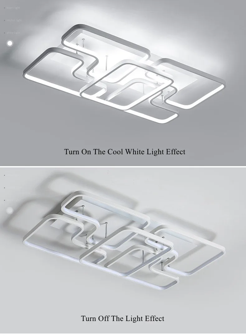 led ceiling light modern lamp fixture 10