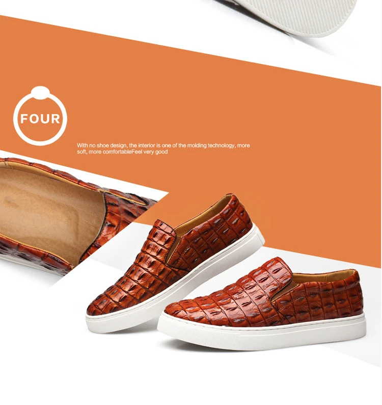 MIUBU/модные стильные кожаные мужские туфли на плоской подошве; повседневные лоферы из крокодиловой кожи; Мужская обувь; высококачественные Мокасины