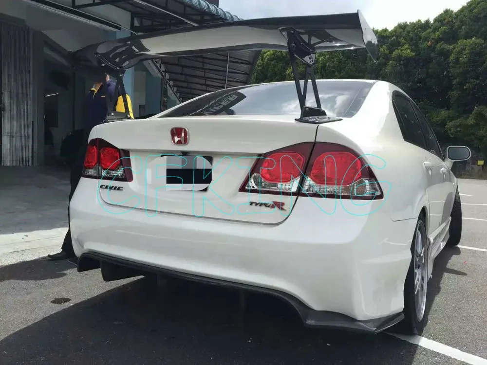 Car styling FD2 SPOILERS JS racing carbon spoiler For Honda Civic FD2