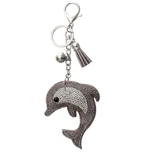 2018 brand Elephant Pendant Handmade Cute silver keychain for Women Car Pendant hot Girl Statement fashion