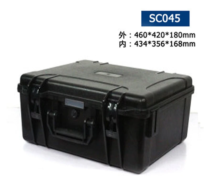 

Tool case toolbox suitcase Impact resistant sealed waterproof ABS case Photographic equipment box camera case with pre-cut foam