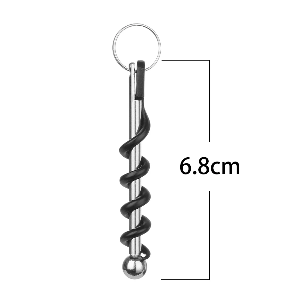 1 шт. открывалка для бутылок открытый мини EDC пробковый винт красное вино открывалка для бутылок брелок инструмент многофункциональное оборудование для кемпинга инструмент