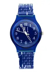 Новый прозрачный простой цифровой Дизайн Модные женские платье водостойкой Аналоговые наручные кварцевые часы женские повседневные часы