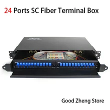 24 Порты оптоволоконная коробка SC волоконно-оптическая распределительная коробка оптоволоконное распределение