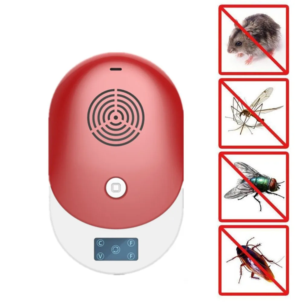 

Ultrasonic Pest Repeller Electronic Pest Control Home Anti Mosquito Repellent Killer Rodent Bug Reject Mole Mice EU/US/UK