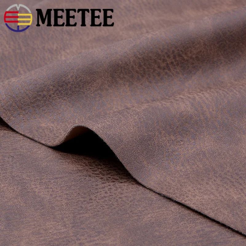 Meetee 100*138cm Faux Artificial Synthetic Leather Fabric for Sewing DIY Bag Shoes Sofa Material Home Decor Accessories