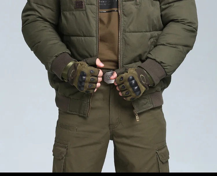 Тактическая тренировочная хлопковая стеганая одежда, зимняя мужская уличная одежда для кемпинга, походов, охоты, рыбалки, пальто, Мужская Утепленная куртка