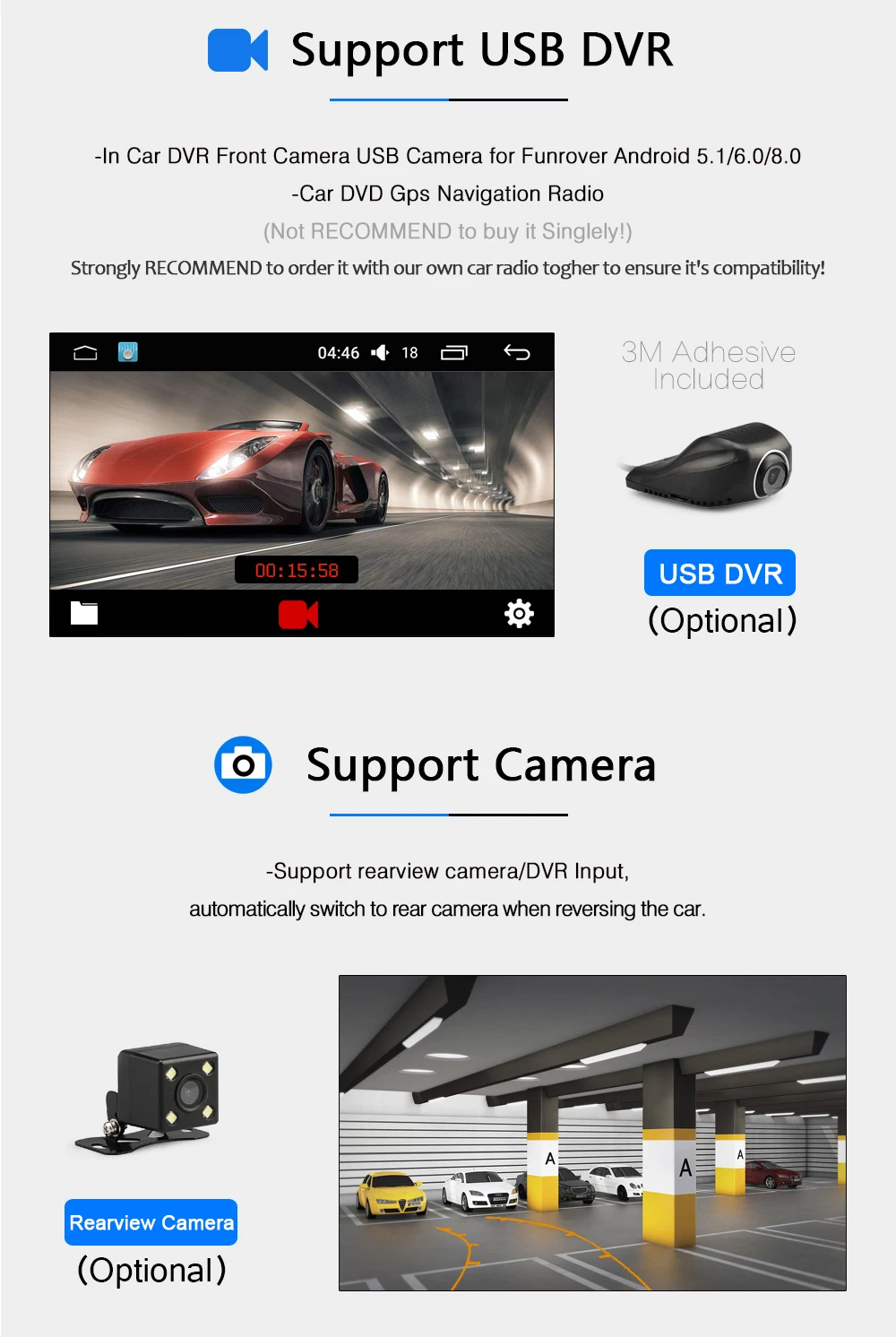 Discount Funrover 7" Universal 2 din Android 8.0 Car dvd multimedia player For Nissan GPS navigation stereo radio audio tape recorder rds 14