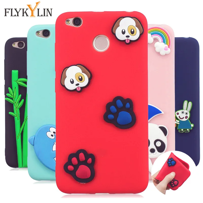 

Silicone Phone Case For Xiaomi Redmi 4X Case For Redmi S2 Note 4 Note 5A Pro Covers on 3D Cartoon Toy Patch Cases Cute TPU Coque