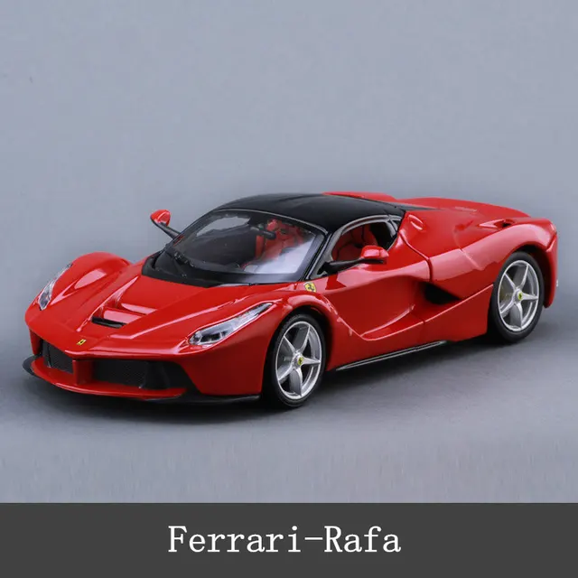 Bburago 1:24 Ferrari F430 collection manufacturer authorized simulation alloy car model crafts decoration collection toy tools LAFerrari