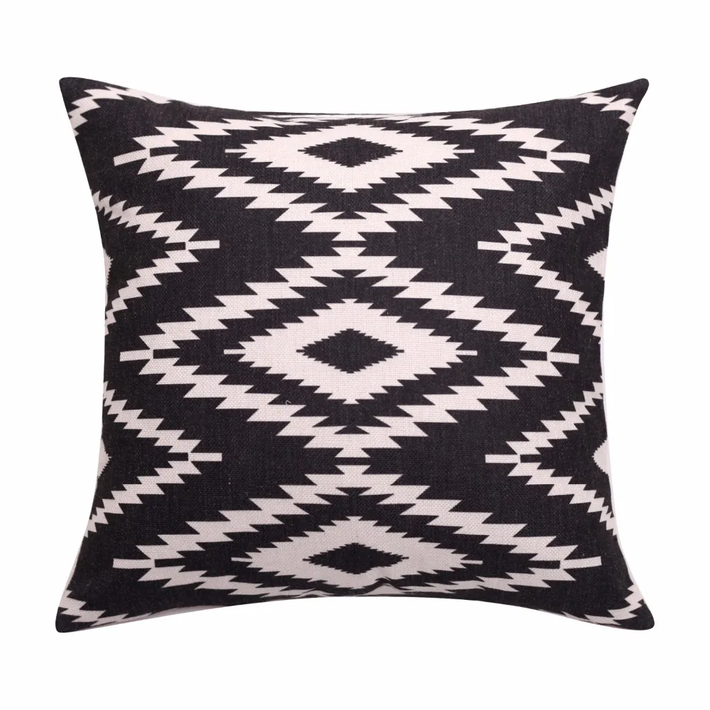 Aztec Cushion Covers Ethnic Throw Pillow Covers Geometric Decorative