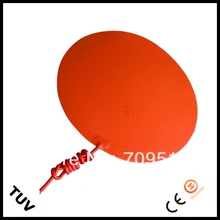 230x320x1,5 мм 110 В 350 Вт гибкие силиконовые электрические нагреватели, клей и NTC100K, 1000 мм провода