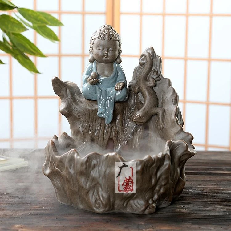 

Aquarium water fountain bonsai ceramic art decoration ornaments industry Home Furnishing office desktop display humidifier
