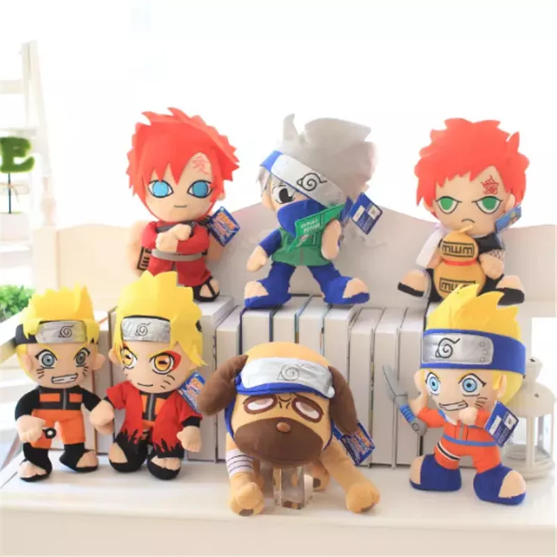 Plush Anime Naruto Uzumaki Naruto Plush Toy Cosplay Costume Soft Stuffed cute Doll Gift 12