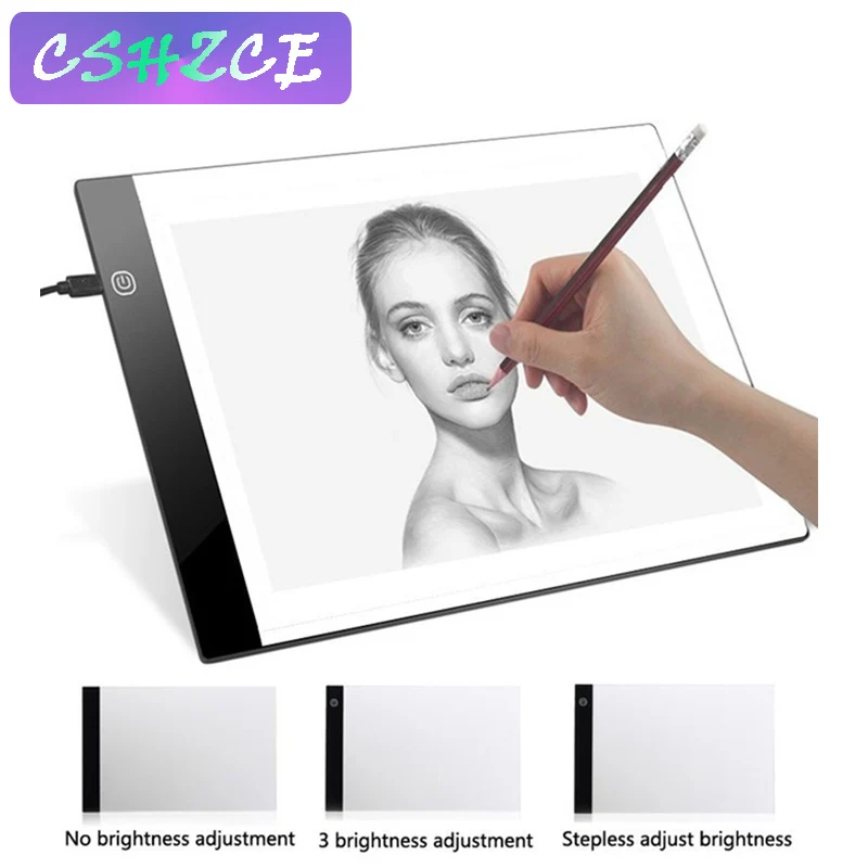 

Original Aveiro Digital Board A4 LED Graphic Artist Thin Art Stencil Drawing Board Light Box Tracing Pad Three-level Dimming