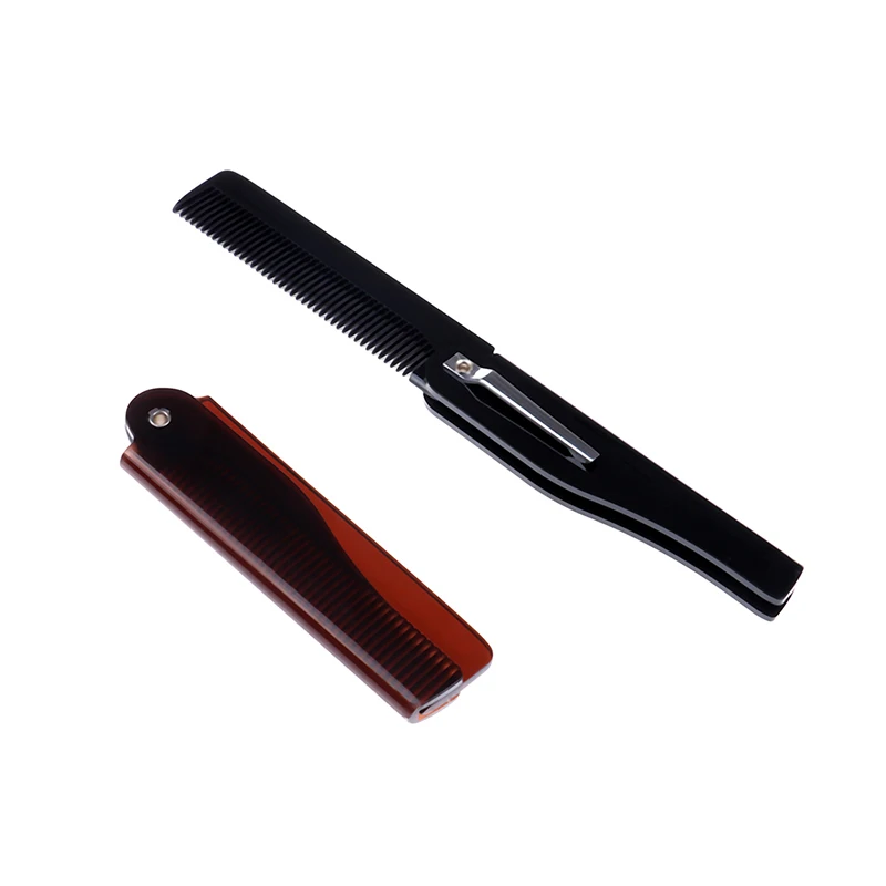 

1pc Professional Folding Comb Pocket Magic Hair Comb Beard Hair Clip Men Women Fashion Hair Styling Tool Hair Care Mustache Comb