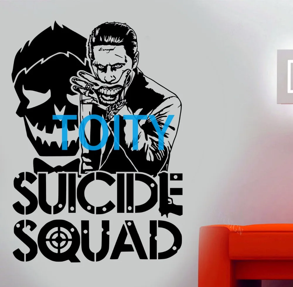 Movie Joker Suicide Squad Film Wall Room Decor Art Task Force X Poster