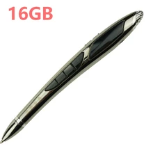 Высокое качество 16 Гб HQ цифровой аудио цифровой диктофон записывающая ручка MP3-плеер перезаряжаемый WDJD X5 Серый