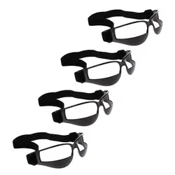 Объемные 4 спортивные очки, очки для очков с эластичным ремешком, черные