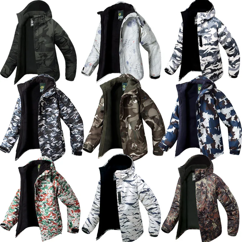 Premium Clothes "Southplay" Winter Waterproof Ski Snowboard Army Camo