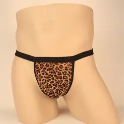 Новинка 2017 года гей белье Для мужчин сексуальное женское белье леопард сексуальные эротические Для мужчин s Пенис рукава нижнего белья