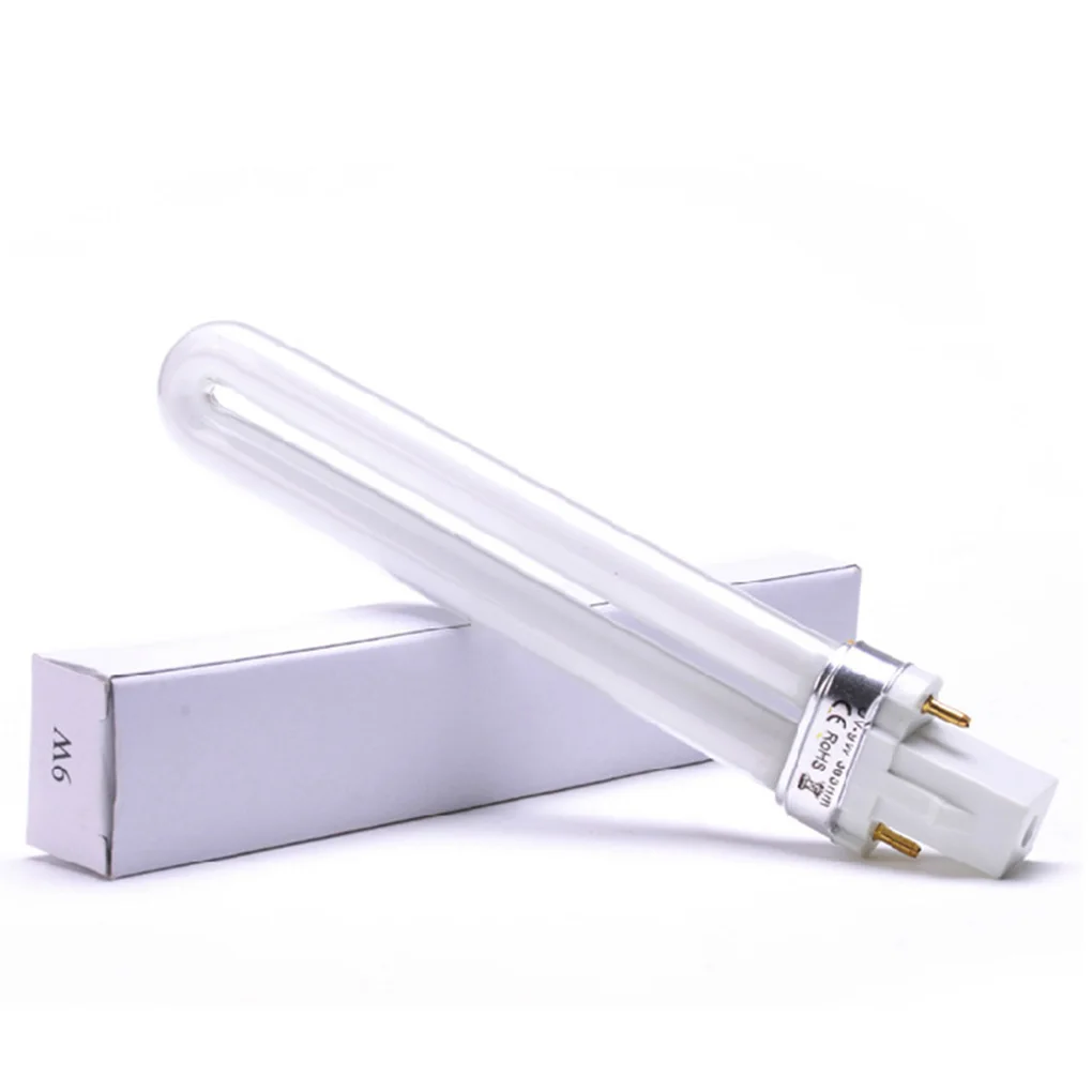 Cozy ambiance 4Pcs/Set 9W U shaped 365nm Lamp Bulb Tube for Nail Art