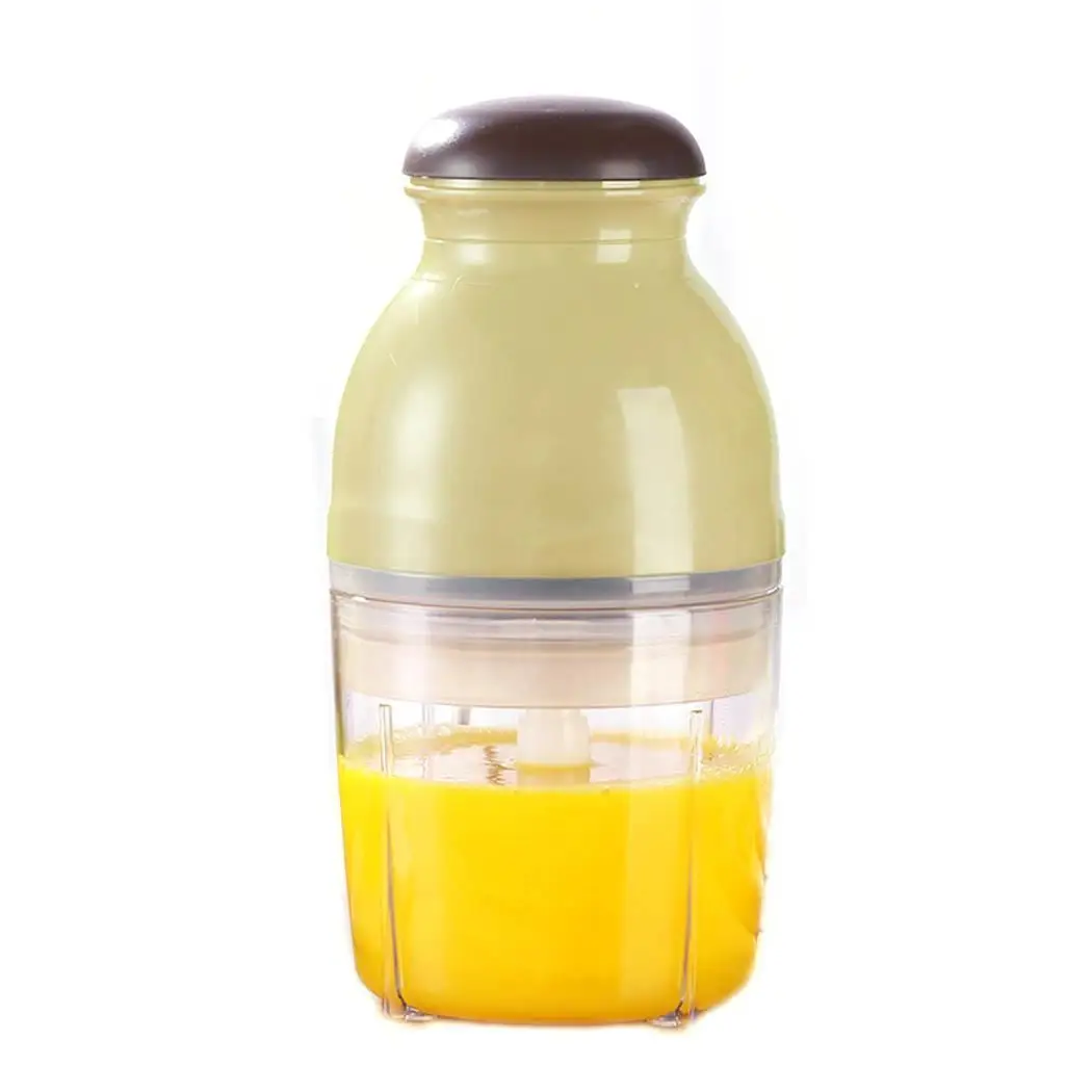 Прочный переносной миниатюрный перезаряжаемый фонарик двухслойный сок - Цвет: beige