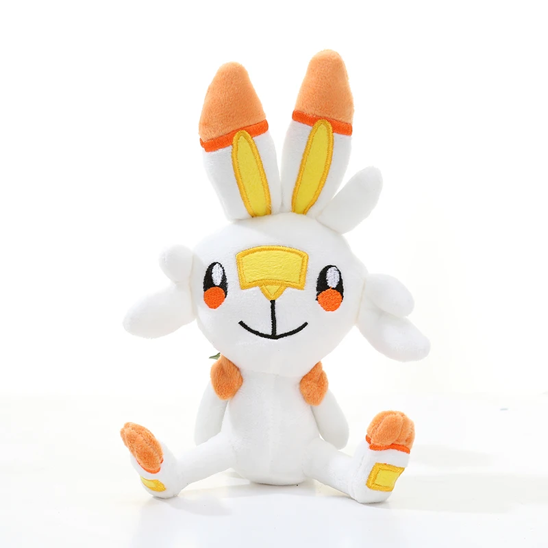 

Anime Sword and Shield Scorbunny Grookey Sobble Stuffed Plush Toy 23CM 9inch