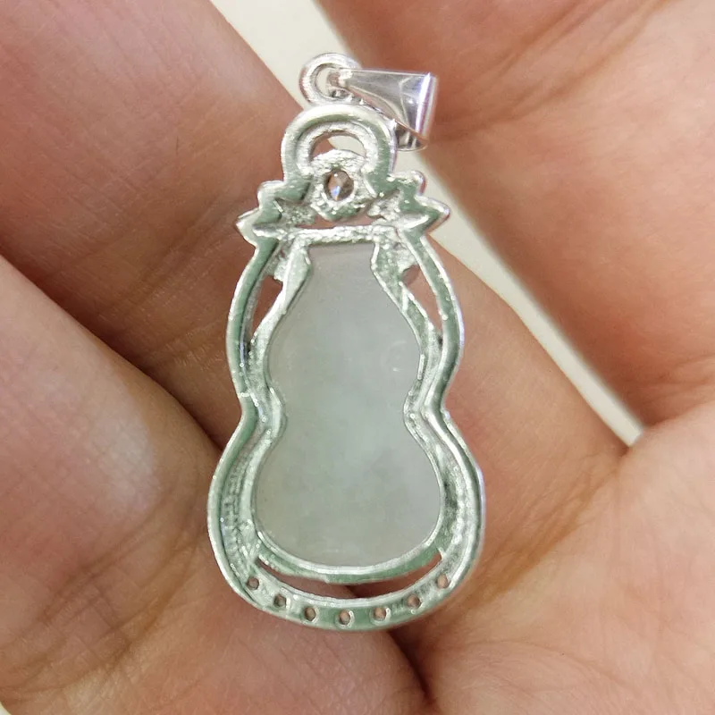 Ювелирные изделия Yu Xin Yuan с инкрустацией натуральным нефритом|fine jewelry|silver pendantsilver