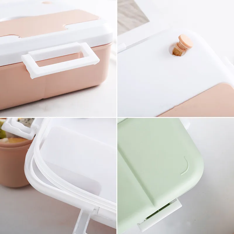 Microwave Packed Lunch Box Partition Storage Lunchbox Children's Food Boxes Portable Food Bento Box Container For Lunch (18)