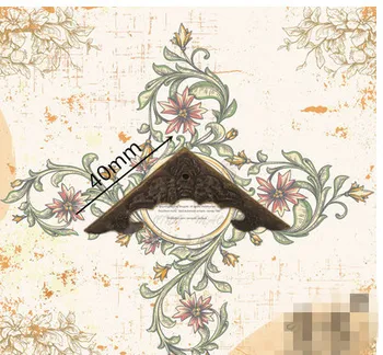 

B-017 bat angle angle four antique tin bronze wrap angle 40mm wooden box accessories