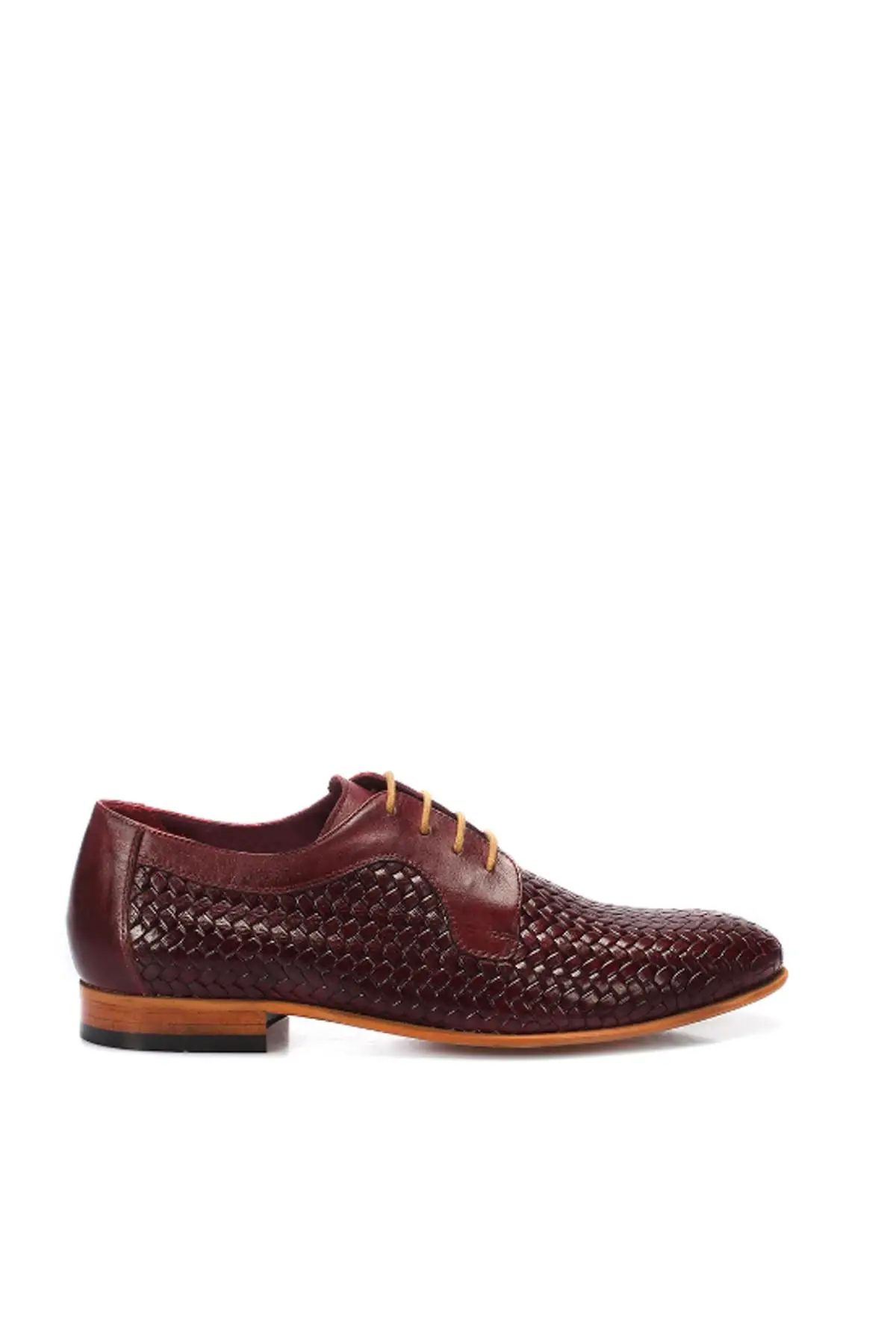 

Pearl Genuine Leather Dark Burgundy Men 'S Shoes 120130006443
