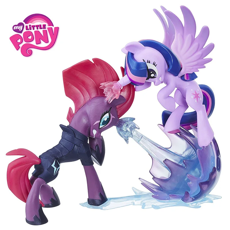 

Original Hasbro Limited My Little Pony The Movie Tempest Shadow Twilight Sparkle Fan Series Cute Ponies Action Figure Collection