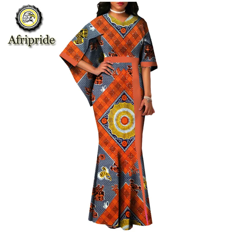 Стиль Базен riche в африканском стиле платье для женщин анакра печати Африканский тканевые Дашики AFRIPRIDE S1825014