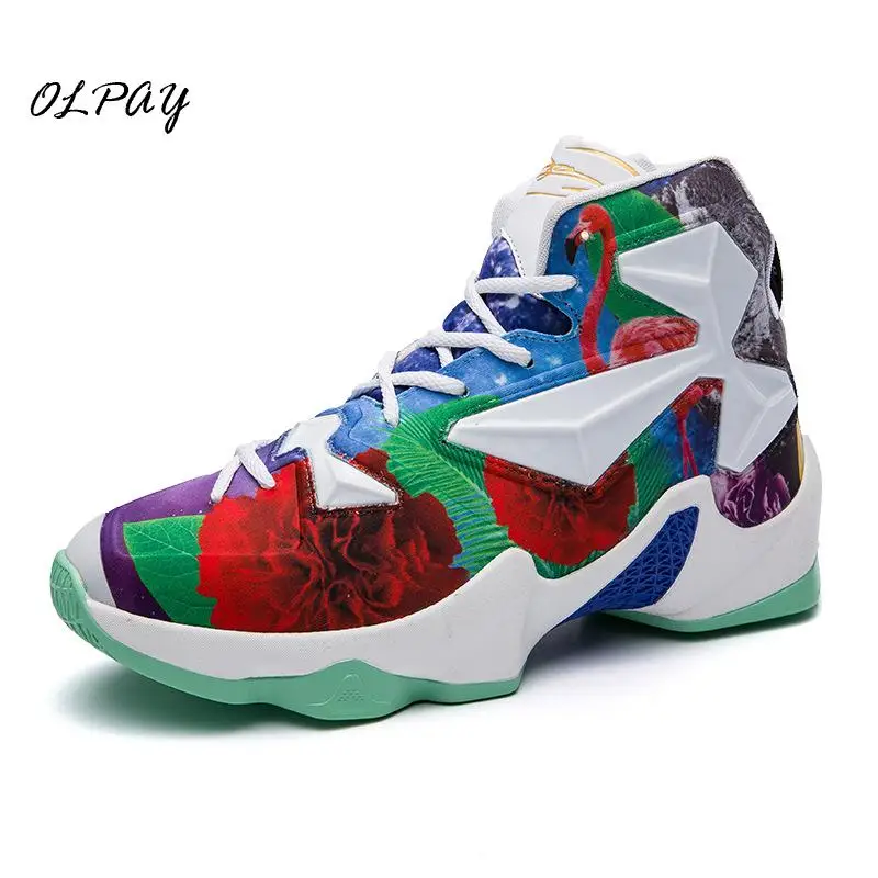 

2019 Spring new Hip hop men's shoes James 13th generation Kobe Wild leisure basketball Comfortable Non-slip fashion