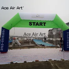 Настраиваемый 7m W x 4m H дизайн надувной старт финишной линии арки, Спорт Гонки арочный портал для продажи