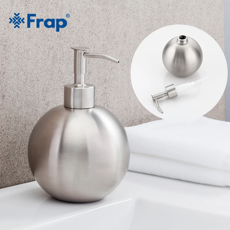 FRAP Sensor Soap Dispenser White Automatic Bathroom Shower Shampoo Bottle 280ML Machine Touchless dispensador jabon