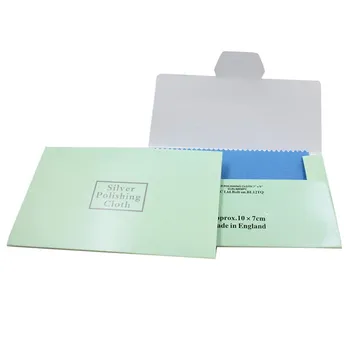 

10Pcs 10*6.3cm Polishing Jewelry Cloth Polish Tool Jewelry Clean Anti-tarnish Jewelry Cleaning Cloth Random Color