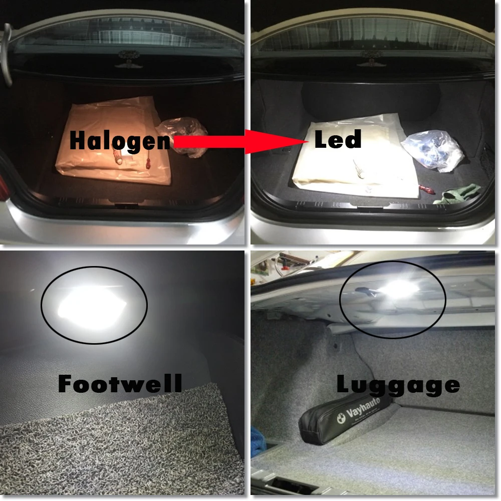 OEM Замена ксенон белый светодиодный зоны хобота грузовой светильник в сборе для BMW 3 5 6 7 серия X1 X5 F20 F21 F34 E46 E90 E92 E39 E60 F10