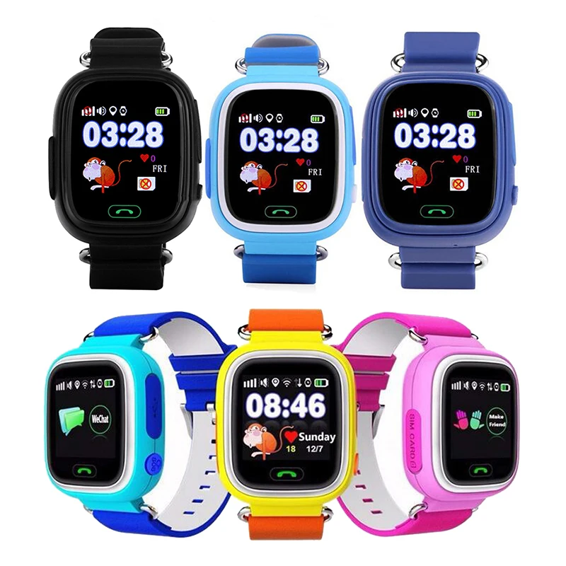  Q90 GPS Child Smart Watch Phone Position Children Watch Anti-lost SOS Call Location Tracker for Sma - 33046967116