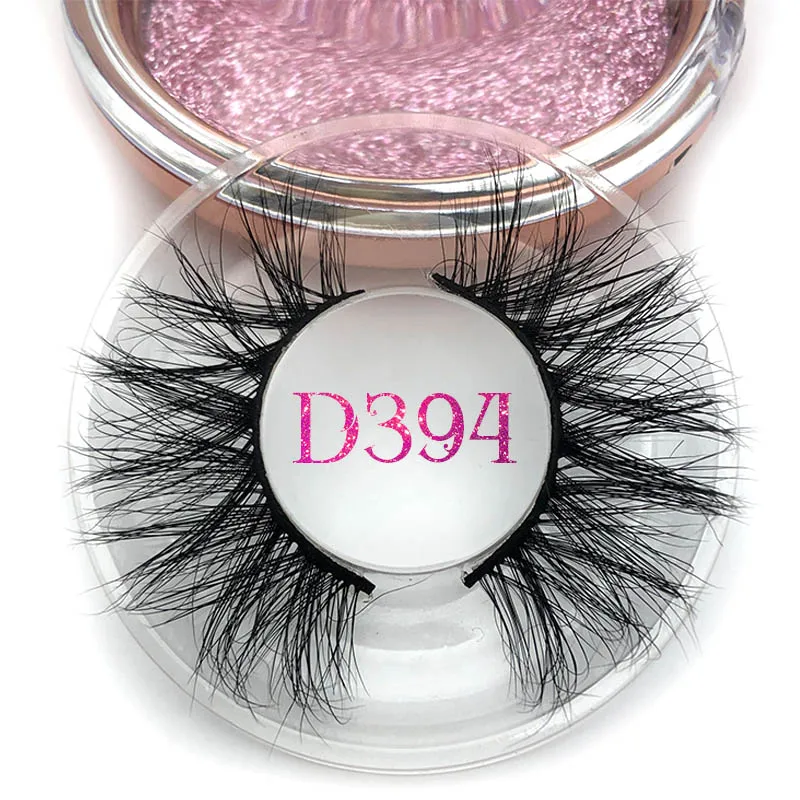 D394 Mikiwi D390, норковые ресницы, 3D, норковые ресницы, толстые, ручная работа, полная полоска, ресницы, безжалостные, роскошный макияж, драматические ресницы - Цвет: D394