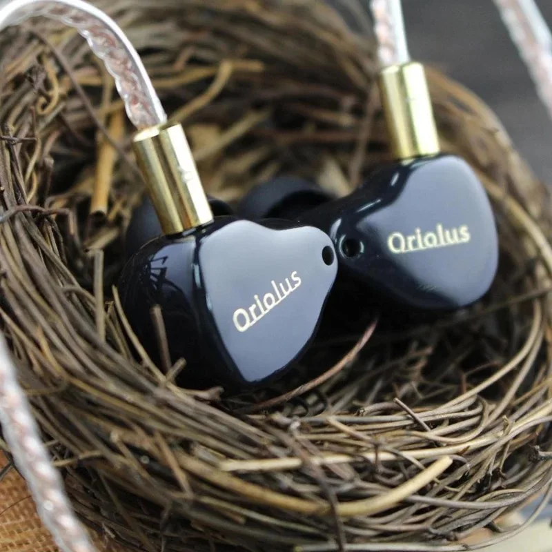 Наушники Oriolus Black Дания Sonion BA Driver + 10 мм динамический привод на заказ гибридный