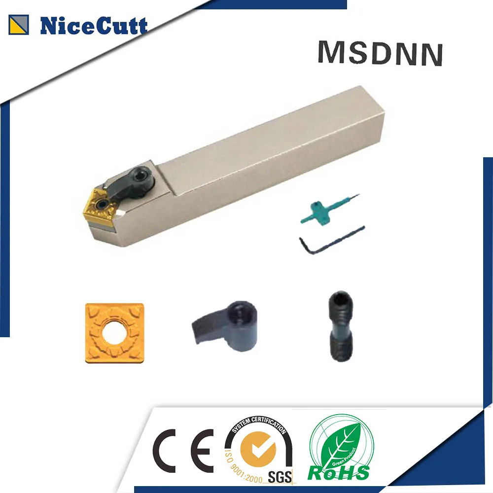 

MSDNN1616H12 Nicecutt External Turning Tool Holder for SNMG insert Lathe Tool Holder