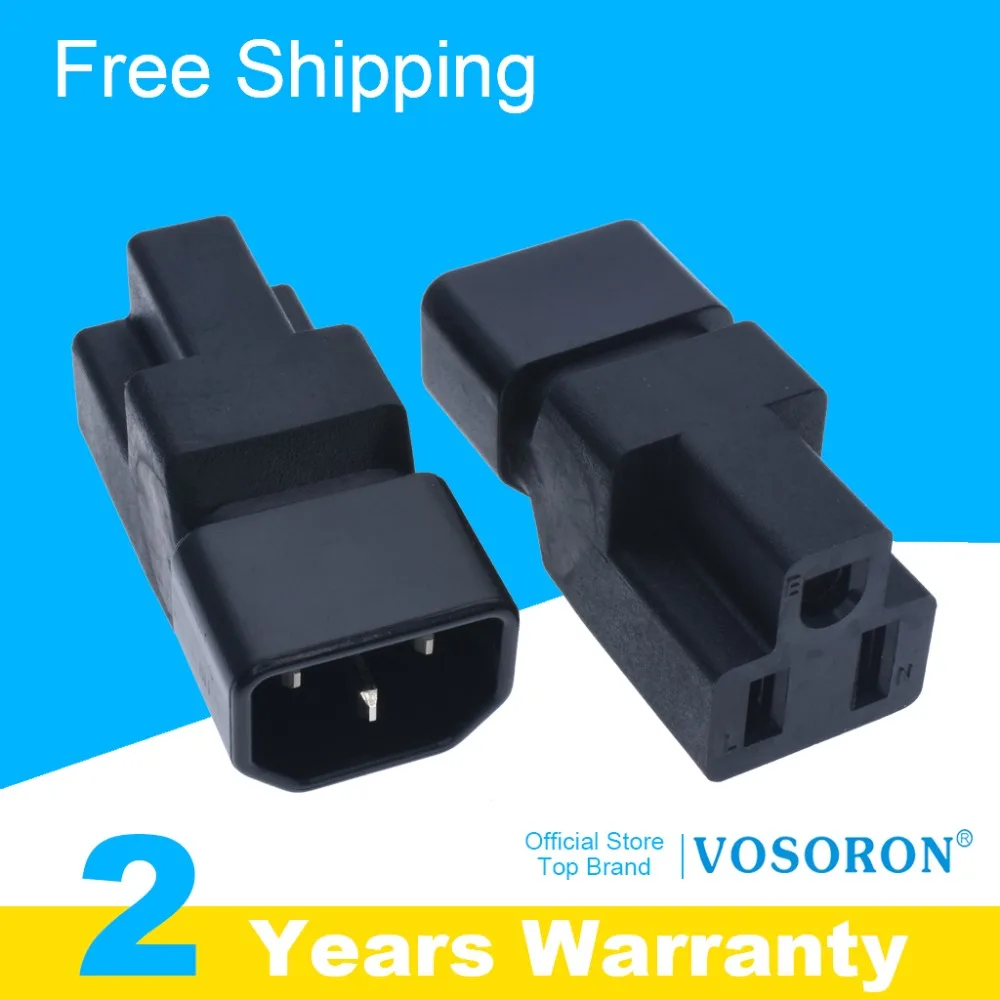 

IEC320 C14 to 5-15R Plug adapter,C13 to 5-15R Converter,3Pin IEC male to US NEMA fema AC PLUG CONVERTER,Drop shipping
