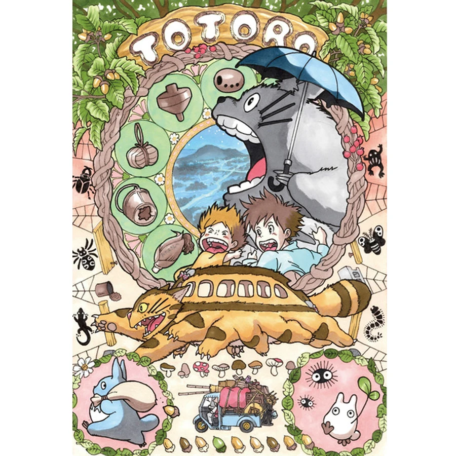 

100% Full DIY 5D Mosaic Diamond Painting Cartoon Japan Anime Cat Series Cross Stitch Diamond Embroidery Patterns rhinestones